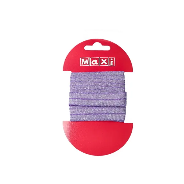 Эластичная лента с блестками для декора 1 см х 1,5 м Maxi (BJ21-05070-A) - Фото 3
