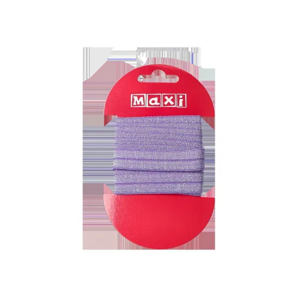 Эластичная лента с блестками для декора 1 см х 1,5 м Maxi (BJ21-05070-A) - Фото 1