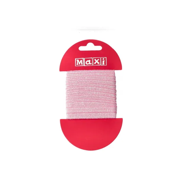 Эластичная лента с блестками для декора 1 см х 1,5 м Maxi (BJ21-05070-B) - Фото 4