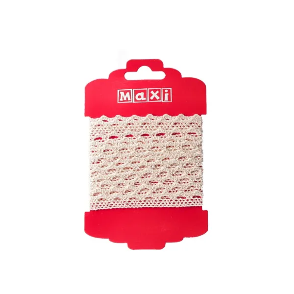 Лента для украшения с шириной 1 см, длиной 2 м Maxi (BJ21-05007-B) - Фото 4