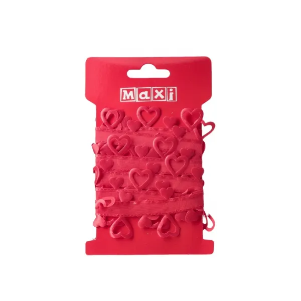 Лента для декора с сердечками, 1 м Maxi (BJ21-05014) - Фото 5