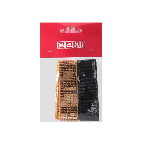 Набор лент для украшения с шириной 2 см, 2 шт на 1 м Maxi (BJ21-05017-B) - Фото 1