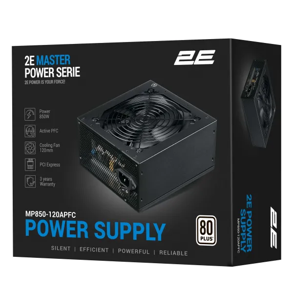 Блок живлення Master Power (850W) 2E (2E-MP850-120APFC) - Фото 9