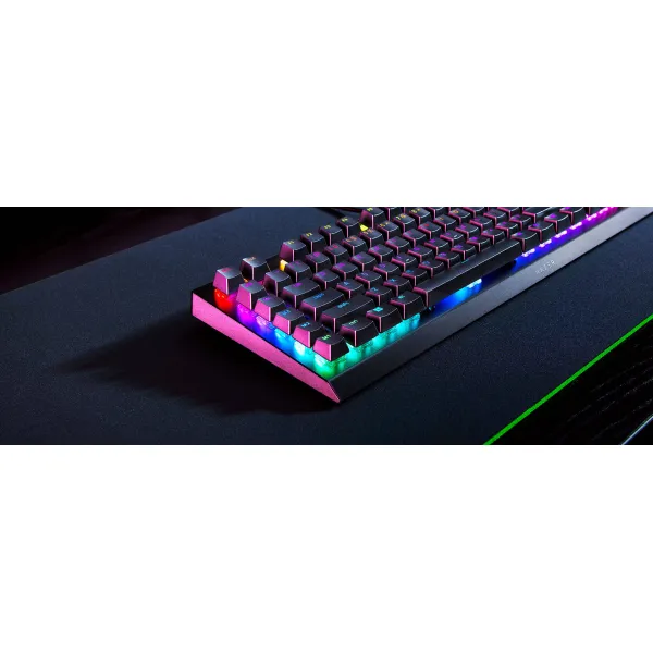 Клавиатура USB-A механическая, RGB, BlackWidow V4 X, Green Switch, EN/RU, чёрный Razer (RZ03-04700800-R3R1) - Фото 2