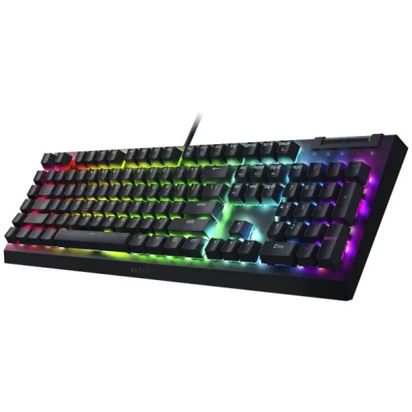 Клавиатура USB-A механическая, RGB, BlackWidow V4 X, Green Switch, EN/RU, чёрный Razer (RZ03-04700800-R3R1) - Фото 10