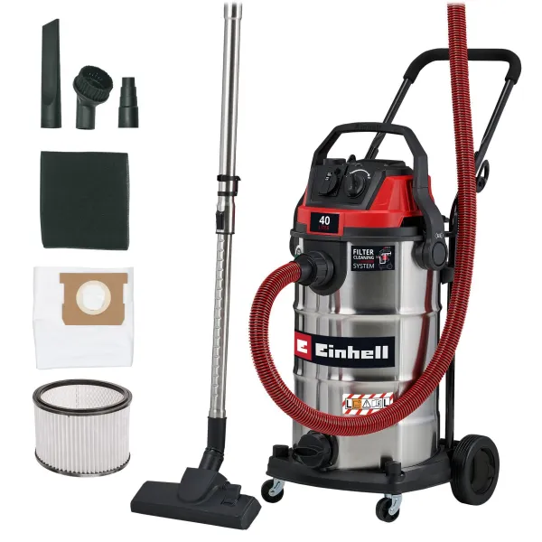 Пылесос профессиональный TE-VC 4090 SACL, 1150Вт, 40л Einhell (2347445)