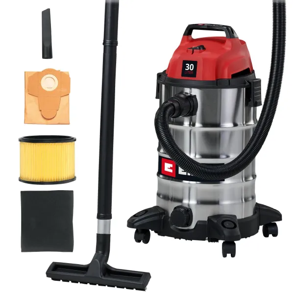 Пылесос профессиональный TC-VC 3055 S, 950Вт, 30л Einhell (2342235)