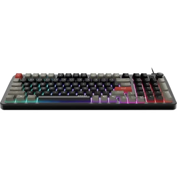 Клавиатура USB-A мембранная Forge GK110 UA, EN/UKR/RU, LED, чёрная MSI (S11-04UA226-HH9) - Фото 6
