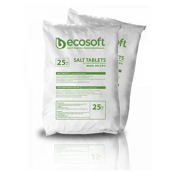 Соль таблетированная Ecosil 25кг Ecosoft (KECOSIL)