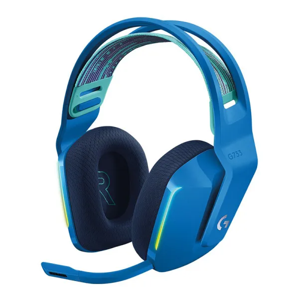 Гарнитура беспроводная игровая G733 Lightspeed, RGB, синяя Logitech (981-000943)