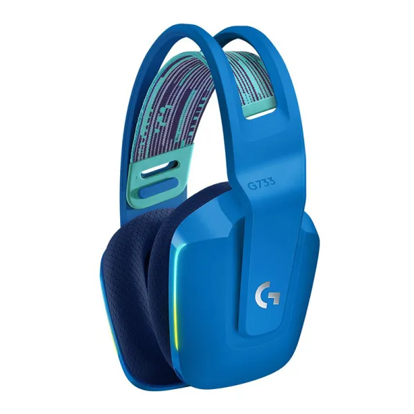 Гарнитура беспроводная игровая G733 Lightspeed, RGB, синяя Logitech (981-000943) - Фото 8