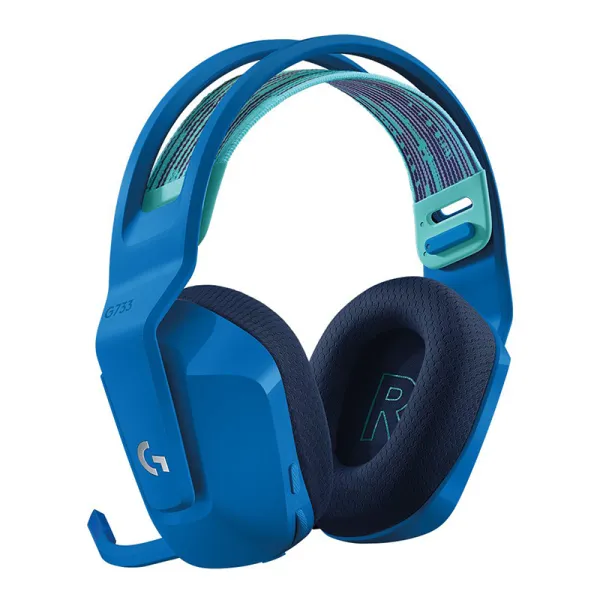 Гарнитура беспроводная игровая G733 Lightspeed, RGB, синяя Logitech (981-000943) - Фото 9