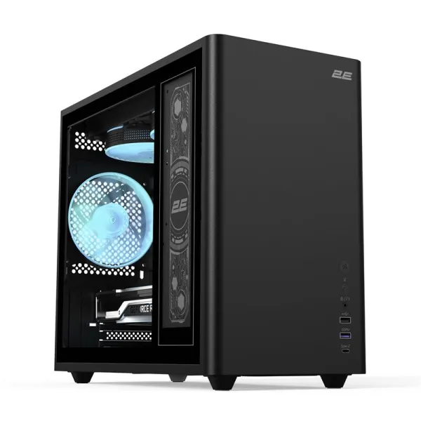 Корпус Credo Plus, mATX, чёрный 2E (2E-V350BG) - Фото 9