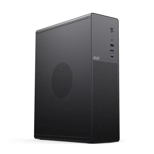 Корпус Credo Slim, mATX, чёрный 2E (2E-V90B-400)