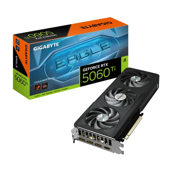 Видеокарта GeForce RTX 5060 Ti 16GB GDDR7 EAGLE MAX GIGABYTE (GV-N506TEAGLEMAX_OC-16GD) - Фото 10