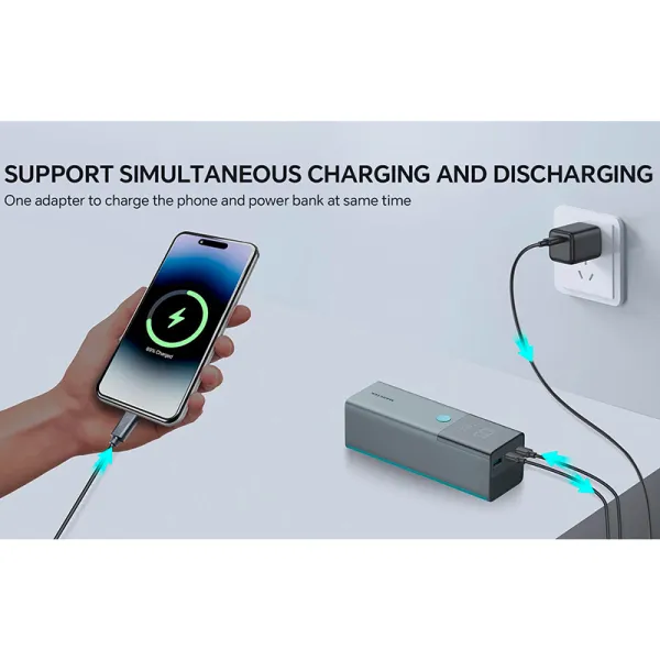 Аккумулятор внешний Power Bank 25000 mAh 145 Вт Marstek (P288D) - Фото 1