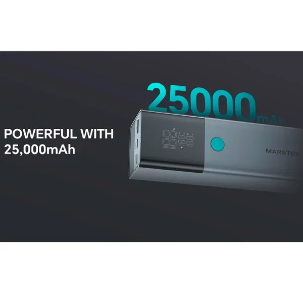 Аккумулятор внешний Power Bank 25000 mAh 145 Вт Marstek (P288D) - Фото 14