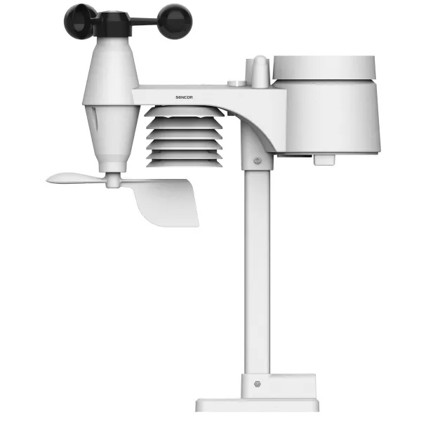 Метеостанция WIFI, чёрный Sencor (SWS12500WIFI) - Фото 5