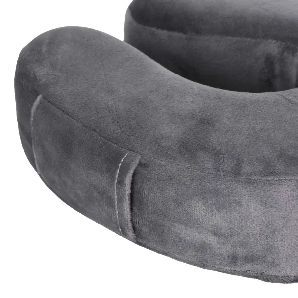 Подушка флисовая, Memory Foam Travel Neck Pillow, серая Wenger (611884) - Фото 3