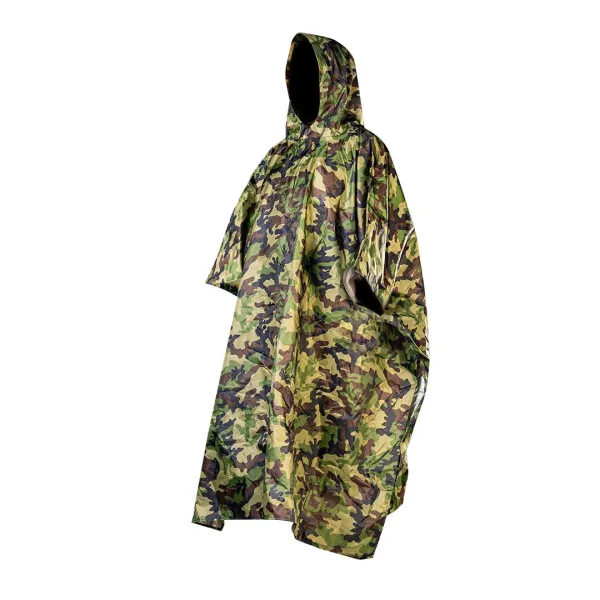 Дождевик тент, 3в1, 124х142см, полиэстер 210D, камуфляж Camo Neo Tools (63-132) - Фото 11