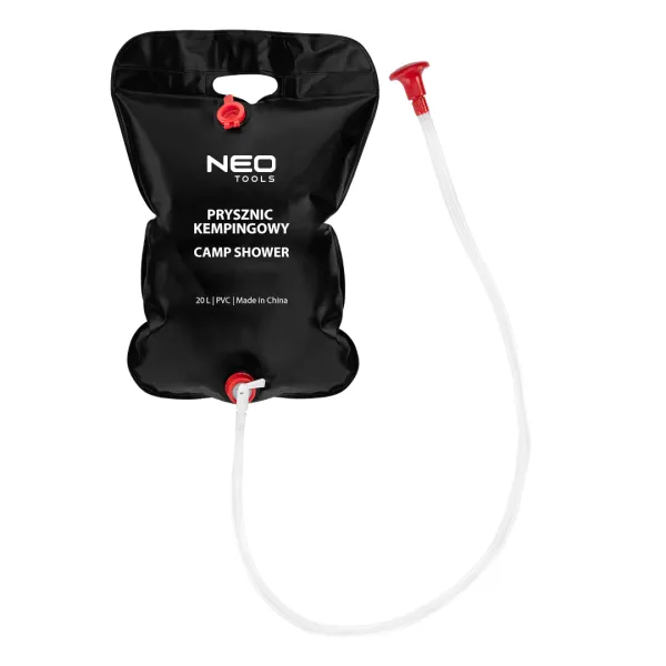 Душ кемпінговий, ПВХ, 20л, чорний, Neo Tools (63-164)