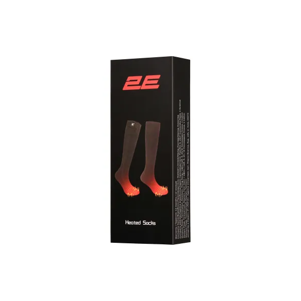 Шкарпетки з підігрівом Race Plus, високі р. L, чорні 2E (2E-HSRCPL-BK) - Фото 9