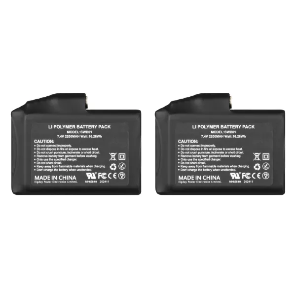 Рукавички з підігрівом Touch Plus, р. M/L, чорні 2E (2E-HGTPLM-BK) - Фото 16