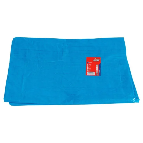 Тент, 400x600см, полиэтилен, 60г/м кв, синий, Top Tools (79R352)