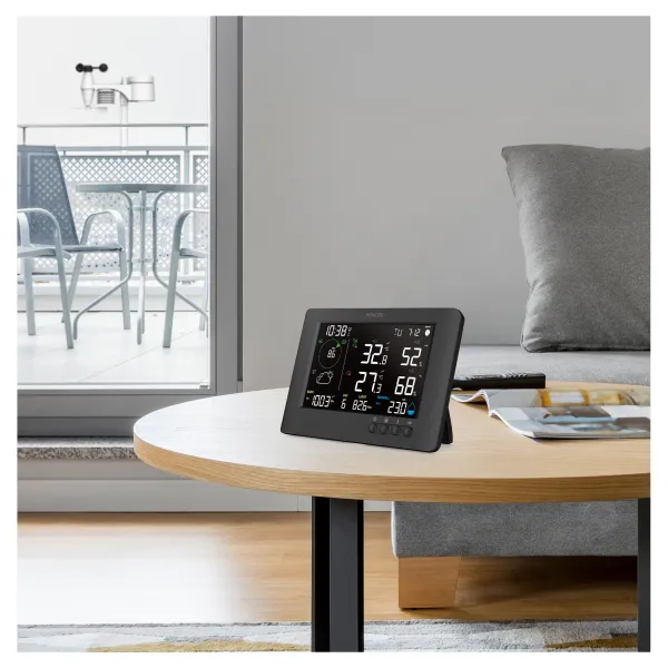 Метеостанция WIFI, чёрный Sencor (SWS10500WIFI) - Фото 1