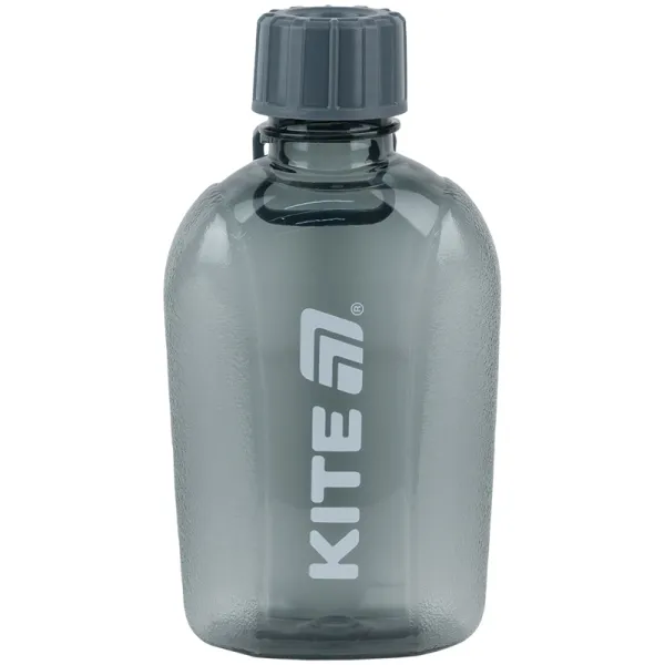 Пляшечка для води Kite 650 мл сіра, тританова (K25-1240-1) - Фото 4