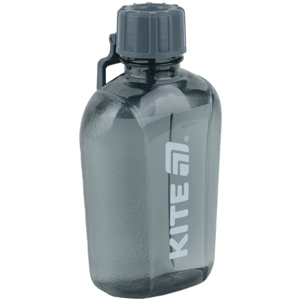 Пляшечка для води Kite 650 мл сіра, тританова (K25-1240-1) - Фото 1