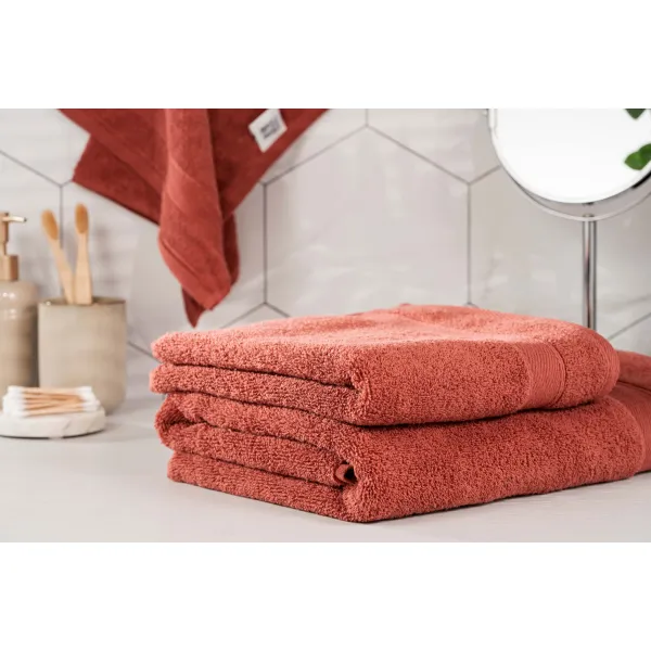 Полотенце махровое 50х90см, 100% хлопок, красновато-коричневое SuperSoft Ardesto (ART2250RT) - Фото 3