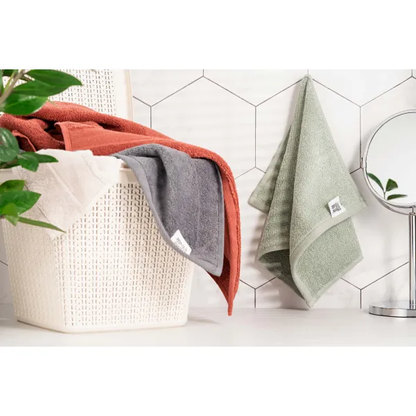 Полотенце махровое 50х90см, 100% хлопок, красновато-коричневое SuperSoft Ardesto (ART2250RT) - Фото 4