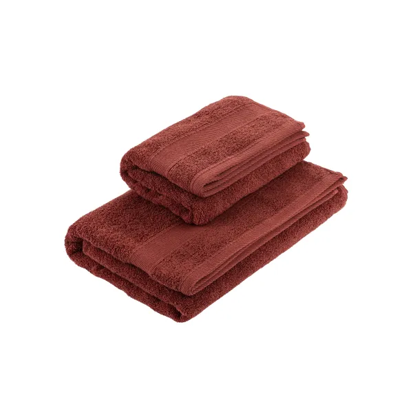 Полотенце махровое 50х90см, 100% хлопок, красновато-коричневое SuperSoft Ardesto (ART2250RT) - Фото 6