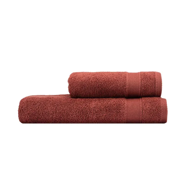 Полотенце махровое 50х90см, 100% хлопок, красновато-коричневое SuperSoft Ardesto (ART2250RT) - Фото 8