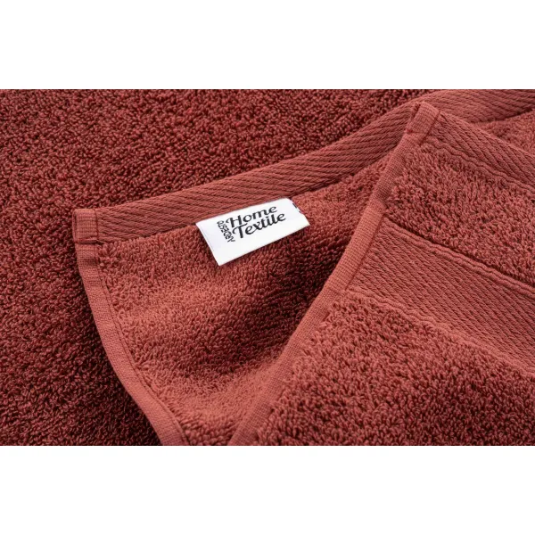 Полотенце махровое 50х90см, 100% хлопок, красновато-коричневое SuperSoft Ardesto (ART2250RT) - Фото 10