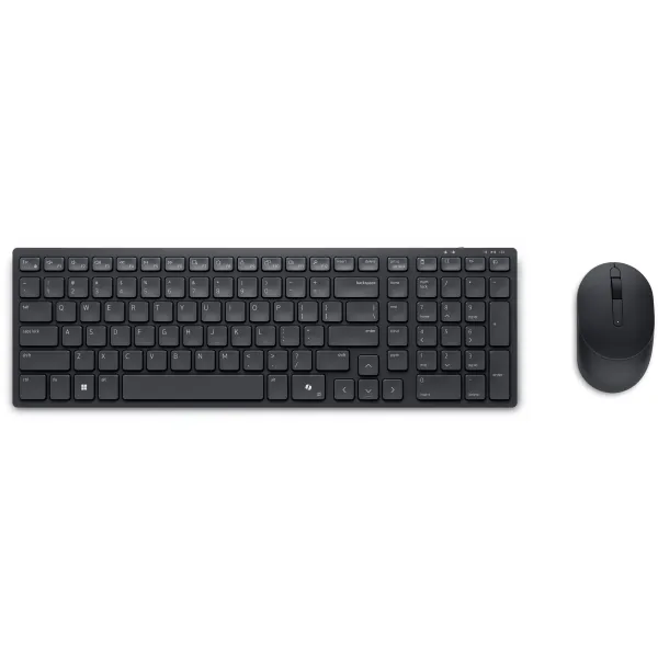 Комплект клавиатура и мышь беспроводной Pro Compact, KM555, UA, чёрный Dell (580-BBWJ) - Фото 1