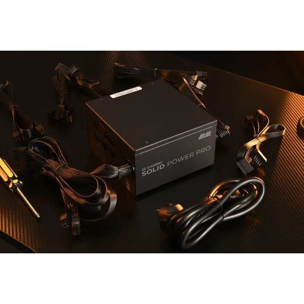 Блок питания GAMING Solid Power Pro ATX3.1 GEN5.0  (650W) 2E (2E-SP650BRSMII-120) - Фото 1