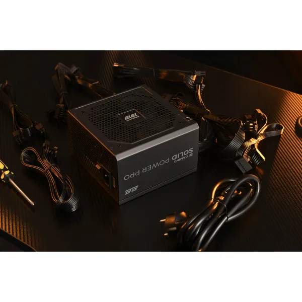 Блок питания GAMING Solid Power Pro ATX3.1 GEN5.0  (650W) 2E (2E-SP650BRSMII-120) - Фото 2