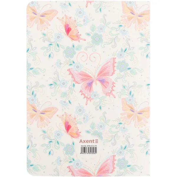 Книга записная A5, 80 л, клетка, TR, Nature`s Melody 3 Axent (8700-22-A-TR) - Фото 4