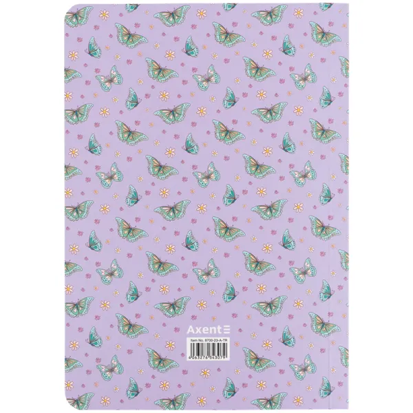 Книга записная A5, 80 л, клетка, TR, Morning Dew 1 Axent (8700-23-A-TR) - Фото 4