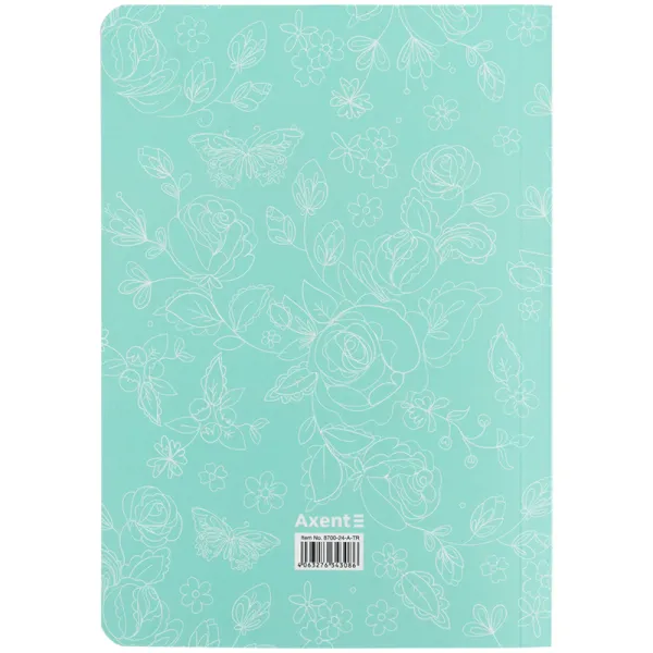 Книга записная A5, 80 л, клетка, TR, Morning Dew 2 Axent (8700-24-A-TR) - Фото 4
