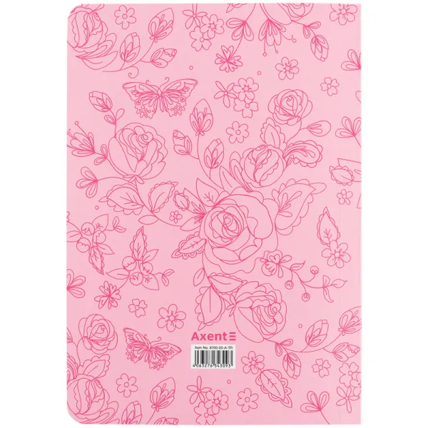 Книга записная A5, 80 л, клетка, TR, Morning Dew 3 Axent (8700-25-A-TR) - Фото 4