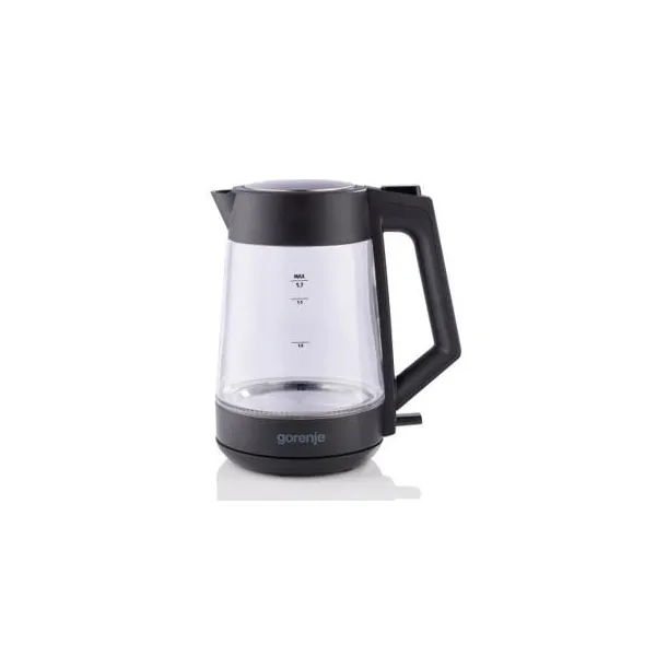 Електрочайник 1.7л, 2,200 Вт, чорний Gorenje (K17OGP)