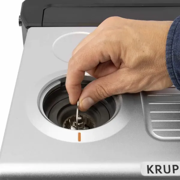 Кофеварка рожковая Precision+, 3.5л серый Krups (XP804T10) - Фото 14