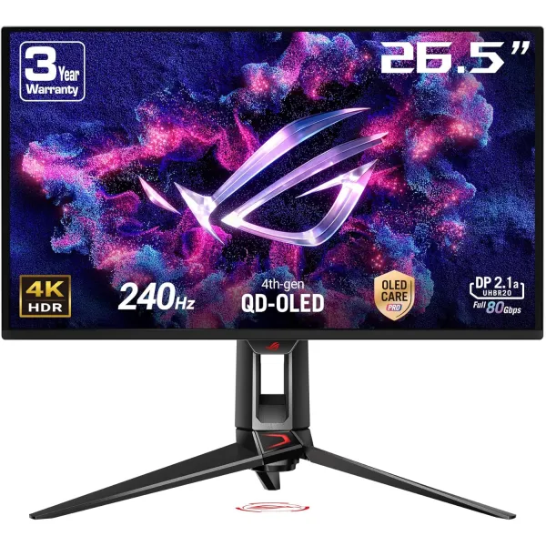 Монітор 26.5" ROG Swift PG27UCDM, QD-OLED, 240Hz Asus (90LM0B30-B01971)