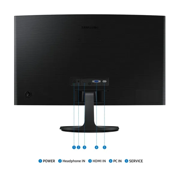 Монитор 23.8" S24D360, VA, 100Hz Samsung (LS24D360GAIXUA) - Фото 5