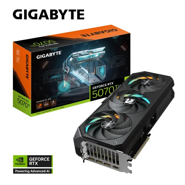 Видеокарта GeForce RTX 5070 Ti 16GB GDDR7 GIGABYTE (GV-N507TGAMING_OC-16GD) - Фото 9