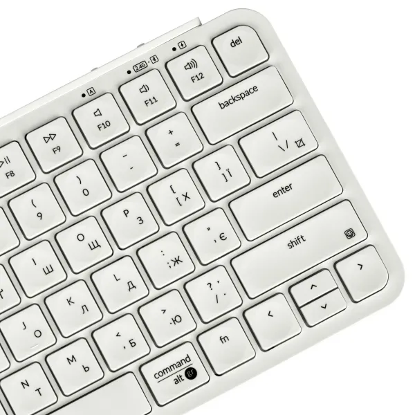 Клавиатура USB/WL/BT мембранная B1 Pro, ivory white Keychron (B1P-K8-UA) - Фото 7