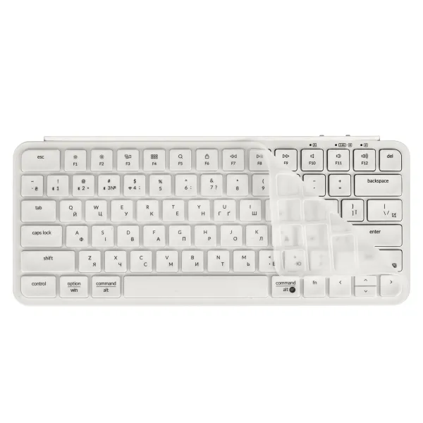 Клавиатура USB/WL/BT мембранная B1 Pro, ivory white Keychron (B1P-K8-UA) - Фото 8